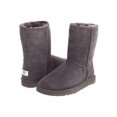 thumbnail image 6 of Genuine Ugg Classic Short Black Gray Chestnut Brown Navy Leather Bomber Men Boot, 6 of 7