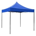 thumbnail image 1 of Carpa Toldo Plegable Reforzado 2x2 Lona Impermeable Acero Inoxidable Lona Azul, 1 of 8