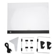 thumbnail image 2 of LED Light Pad, Soft Light Light Board A3 USB Powered  For Sketching, 2 of 8