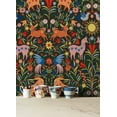 thumbnail image 5 of RoomMates Whimsical Creatures Black Peel and Stick Wallpaper, 1 Roll, 5 of 21
