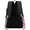 thumbnail image 2 of Mochila Kpop Lisa Rose Jisoo Jennie Shouler Bag Messenger Bag Mochila de carga USB de moda (negro 2), 2 of 5