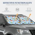 thumbnail image 4 of Balery 2 Piece Kawaii Sushi Car Windshield Sun Shade|Foldable Front Windshield Shade for Car Front Window for Most Sedans SUV Truck-Large, 4 of 7