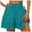 Mint Green, variant on DuoJiaJ Women Fashion Solid Color Sexy Wide Leg Shorts With A Vertical Casual Culottes Plus Size Casual Pants