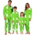 thumbnail image 4 of Fiaer Family Matching Christmas Onesie Pajamas Cute Funny Printed One Piece Xmas Pjs Hooded Holiday Sleepwear Full Zip up Jumpsuit Loungewear Sleepwear Kids 10T, 4 of 8