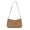 Khaki, variant on Small Shoulder Bag For Women Bows Design Retro Styles PU Leather Handbag Underarm Purse For Daily Use And Casual Travel