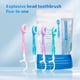 thumbnail image 5 of Cepillos de dientes manuales para una limpieza eficaz de los dientes y el cuidado bucal, con mango suave y ergonómico para la higiene diaria., 5 of 5