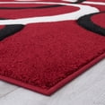 thumbnail image 5 of Allstar Rugs Allstar Woven Abstract Colorblock Modern Ring Design Rug Red 7' 1" x 5' 2" 5' x 8', 5 of 5