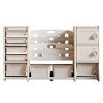 thumbnail image 2 of Kids Furniture Kids Toy Storage Organizer 8 storage cabinet Removable Toy Bins, 4-Tier Book organizers Storage and 2 cabinet storage, Kids Bookshelf and Toy Storage for Playroom, Bedroom, Kids Room,B, 2 of 9
