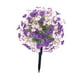 thumbnail image 4 of Flores artificiales Decoración del jardín topiario Vigidor de bricolaje Decedente de decoración de bodas Plantas con estaca para un regalo de paisaje Púrpura, 4 of 8
