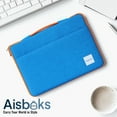 thumbnail image 6 of Laptop Sleeve 15.6''-17'',Zipper Laptop Bag, 16''Laptop Case Compatible with Apple MacBook,HP,Dell,Acer,Asus Notebook,Shockproof Soft Padded Cover Carrying Computer Bag,Blue, 6 of 7