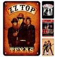 thumbnail image 1 of 4 Uds ZZ TOP Placa Metal Vintage Pintura Hierro Rectangular Bar para El 20x30cm, 1 of 9