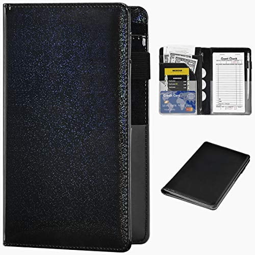 Server Books for Waitress Glitter Leather Waiter Book Server Wallet