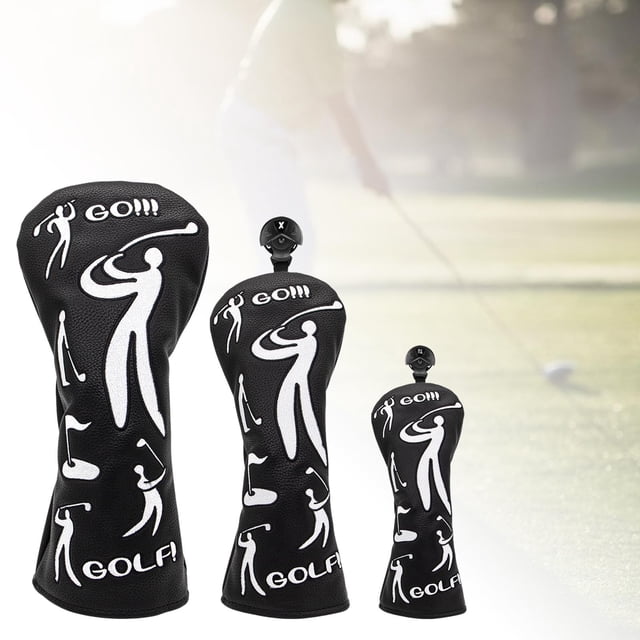 Cubierta de , cubierta , equipo , cuero Negro UE shamjiam Funda para palos de golf