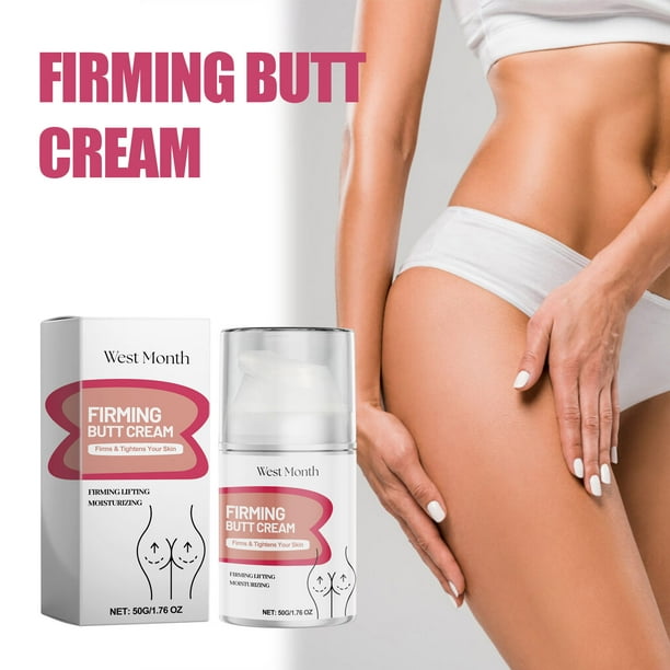 Crema para levantar la cadera | Crema hidratante moldeadora de glúteos para mayor firmeza | Nutre, suaviza, tensa, mejora la textura | Fórmula natural segura a base de plantas | 112 g | Tarro de