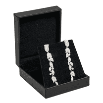 Novel Box Black Jewelry Box for Pendant 3x4.12x1.25 Inches - Pendants Gift Box for Proposal