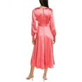 thumbnail image 2 of Ted Baker womens  Blouson Midi Dress, 3, Orange, 2 of 3