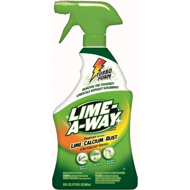 6 Pack LimeAWay Bathroom Cleaner, Removes Lime Calcium Rust 22 oz