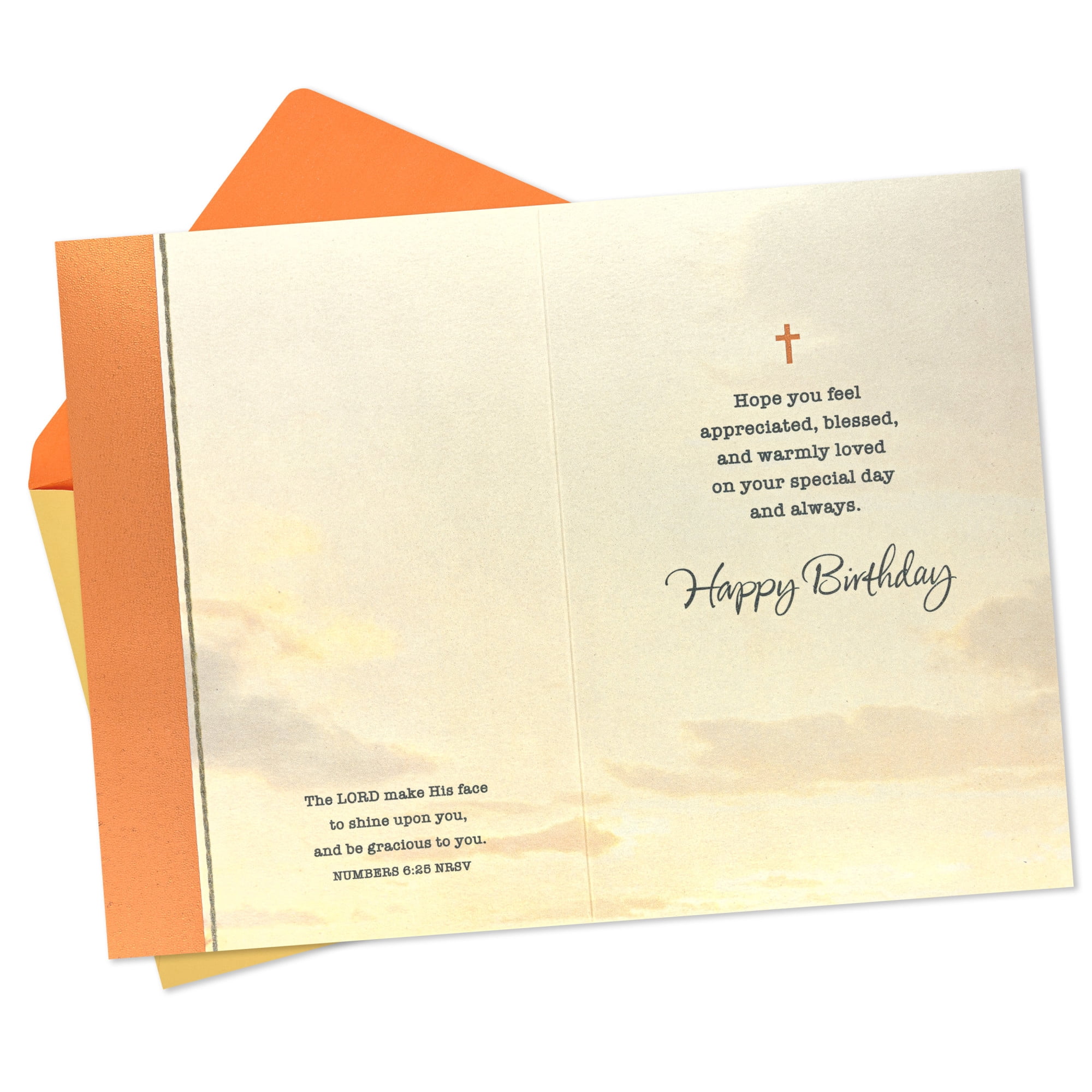 DaySpring Religious Birthday Card for Priest (God's Love Shines Through You)