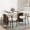 White-4pcs, variant on TUAREX Upholstered Dining Chairs Set of 2, Boucle Fabric, Ergonomic Curved Backrest, Mid Century Modern Style Perfect for Kitchen and Dining Room, White