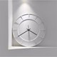 thumbnail image 5 of Reloj de pared moderno minimalista de cemento, silencioso, alimentado por batería, alta compatibilidad., 5 of 6