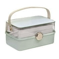 thumbnail image 2 of TOOYFUL Makeup Train Case Portable Makeup Bag Gift Beauty Tool Multifunctional Beauty Cosmetic Box Vanity Case for Toiletry Cosmetics green, 2 of 10