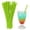 Green, variant on Straws Disposable, Cocktail Straws, 7.75 In, Biodegradable Compostable, Paper, Green Straws, Birthday Supplies, Party Event Use, 100 Pc Pack