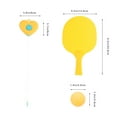 thumbnail image 3 of Ensemble de Dispositif d'Entraînement au Tennis de Table pour Amélioration des Compétences Multicolore 8X8X2in, 3 of 9