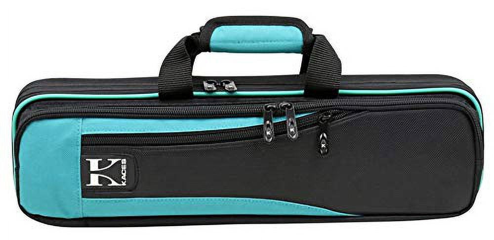 Ace KBO-TBBK-U Kaces Lightweight Hardshell Flute Case, Teal