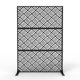 thumbnail image 2 of Yeshouse Biombo de acero galvanizado de alta resistencia, panel de cerca de 183 x 119 cm, divisor decorativo resistente a la intemperie y enrejado para plantas, ideal para patio y jardín, 2 of 8