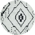 thumbnail image 2 of Rugs.com Morocco Collection Rug – 7 Ft Round Ivory High-Pile Rug Perfect For Kitchens, Dining Rooms, 2 of 9