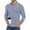 Gray Blue, variant on HAOMEIL Men's Polo Shirts Muscle V Neck T-Shirts Long Sleeve Slim Fit Polo Shirts for Men