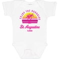 thumbnail image 3 of Inktastic Summer Enjoy the Sunshine St. Augustine Florida in Pink Boys or Girls Baby Bodysuit, 3 of 5