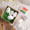 thumbnail image 3 of 12 Piezas de Huevos de Pascua DIY Pintados A Mano 2024 Huevos de Regalo Hecho A Mano para Niños Kit de Pintura de Huevos de Pascua-C, 3 of 5