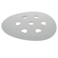 thumbnail image 4 of OULII Grey Plastic Toilet Chair Shower Board Comfortable Durable Commode Chair Accessory for Home Use, 4 of 8