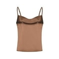 thumbnail image 5 of Mittory Women's Spaghetti Straps V Neck Satin Camisole Sleeveless Soft Tank Tops, 5 of 5