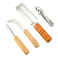thumbnail image 1 of Juego De Peladores De Piña De Acero Inoxidable, Extractor De Ojos, Pinza Para Piña, Pala En Forma De V, Pelador, Juego De Cuatro Piezas, Herramienta Para Piña, 1 of 4