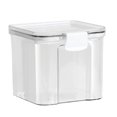 thumbnail image 1 of Hyasfey Transparent Sealed Food Storage Ja Airtight Lock Leakproof Dustproof Moisture-proof Rice Cereal Milk Powder Container Snack Tea Storage Case, 1 of 8