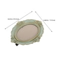 thumbnail image 2 of BRIGHTFUFU Rustic European Style Resin Photo Frame with Unique Oval Shape for Home Decoration, 2 of 8
