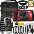 thumbnail image 1 of Ultimaxx Advanced OM SYSTEM Tough TG-7 Digital Camera Bundle (Red) - Includes: 64GB Extreme Memory Card, 2x Replacement Batteries & More (25pc Bundle), 1 of 9