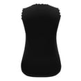 thumbnail image 5 of NJGRAE Business Casual Tops for Women Womens Short Sleeve Tops Womens Lace V Neck Tunic Tank Tops Casual Sleeveless Shirt Blouse Women’S High Neck Workout Tops S, 5 of 6