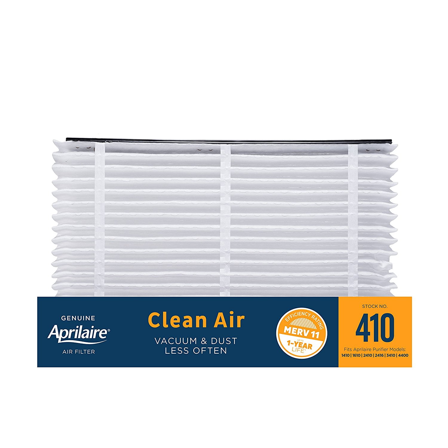 Aprilaire 410 (2Pack) 16" x 27" x 6" Expandable Air Filter, MERV 11