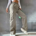 thumbnail image 1 of Vedolay Women&nbsp;Pants&nbsp;For&nbsp;Work Women Leisure Pants High Waisted Joggers Stretch Loose Boho Trousers,Gray 3XL, 1 of 5