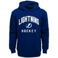 thumbnail image 2 of Toddler Blue/Heather Gray Tampa Bay Lightning Play by Play Pullover Hoodie & Pants Set, 2 of 3