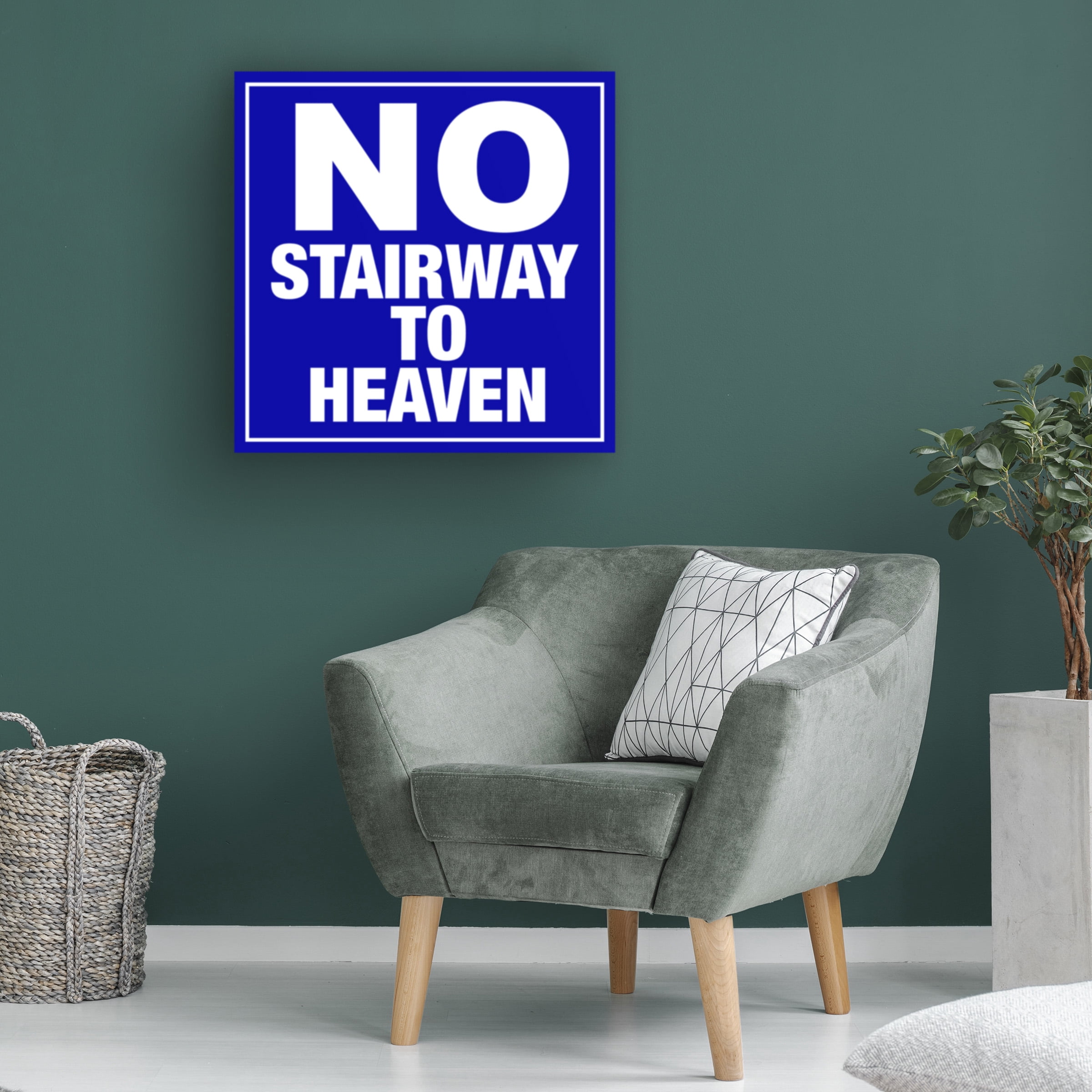 RetroPlanet 'No Stairway to Heaven' Canvas Art