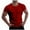 Red, variant on Titcea Men's T-shirts Solid Color Crew Neck Short Sleeve High Elastic Undershirts Gym Outdoor Workout Running Training Loose Casual Shirts(S-4XL)