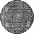 thumbnail image 1 of Ahgly Company Indoor Round Persian Gray Traditional Area Rugs, 7' Round, 1 of 1