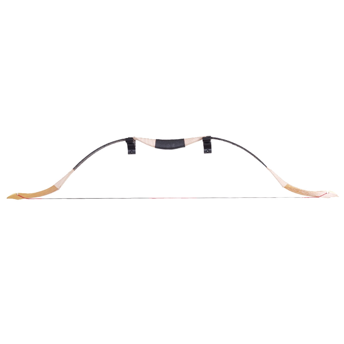 2-Pack Universal Hook Bow Holder Storage Rack Wall Mount Stand for Recurve and Hunting Bows