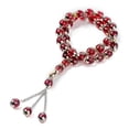 thumbnail image 1 of Qarigey Pulseras redondas de 33 cuentas, de resina musulmana de Oriente Medio, joyería, accesorio de moda, cadena de oración Ropa, zapatos y accesorios Miscelánea Rojo, 1 of 6