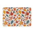thumbnail image 1 of Balery Colorful Maple Leaves Felpudo de franela, resistente a las manchas y a la decoloración, para uso interior y exterior, fácil de limpiar, 40 x 60 cm, 1 of 7