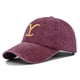 thumbnail image 1 of Yellowstone Dutton Ranch Hat Cross Ponytail Baseball Cap Distressed Outdoor Embroidery Sunscreen Hat Solid Color Cap, 1 of 1
